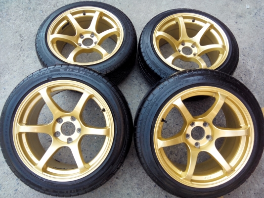 17 5รู114.3 หน้า8.5หลัง9.5et20-15สีเดิมๆไม่คดไม่ดุ้งมีรอยจากการใช้งานบางพร้อมยางAchilles225-50-17ดอกลึกๆแน่นๆใช้กันยาวๆ ขาย12500โทร0898128457 id chaichaimax ดูของได้ที่ คลอง2 คลองหลวง ซ.บงกช11 จัดส่งทั่วไทย