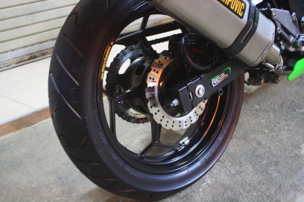 __NINJA 250 สีเขียว ท่อ AKRAPOVIC ปี2013 ฿110,000__