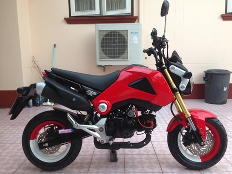 ขายHonda MSX.125รถศูนย์มือเดียวออกห้าง ไม่เคยล้ม ไม่แปะ ไม่ชน วิ่งน้อยสภาพสวยมาก