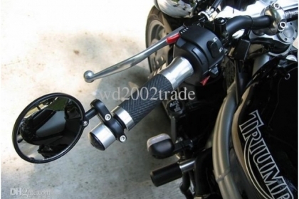ของเข้า กระจกปลายแฮนด์ L&amp;P ท่อ Z800 เคฟราแท้ ทรง AKRAPOVIC 8500 ทั้งชุดพร้อมคอ กระจกทรง ZRM 900