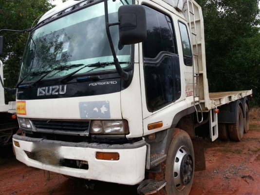 รถอีซูซุ 10 ล้อ  พื้นเรียบ 210 แรงม้า.  ( ขายแม่ , ลูก )  สนใจติดต่อ 081 - 6079515