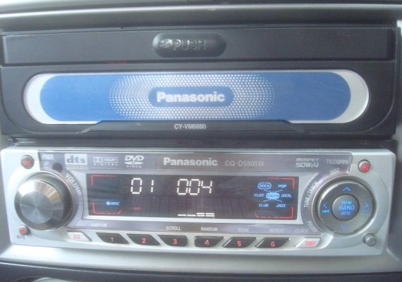 panasonic cq-d5501w+จอ Pop-up
