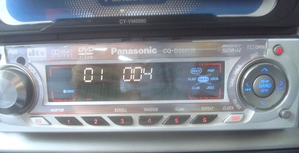 panasonic cq-d5501w+จอ Pop-up