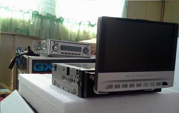 panasonic cq-d5501w+จอ Pop-up