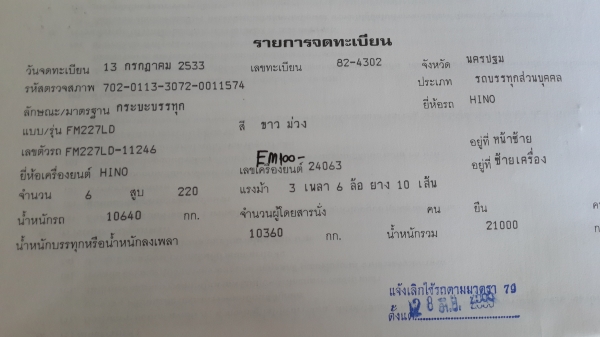 ขายด่วน SUMO 227 2เพลาดั้ม กระบะเนียม มีลำโพงลากลูก ขายด่วน SUMO 227 2เพลาดั้ม กระบะเนียม มีลำโพงลากลูก