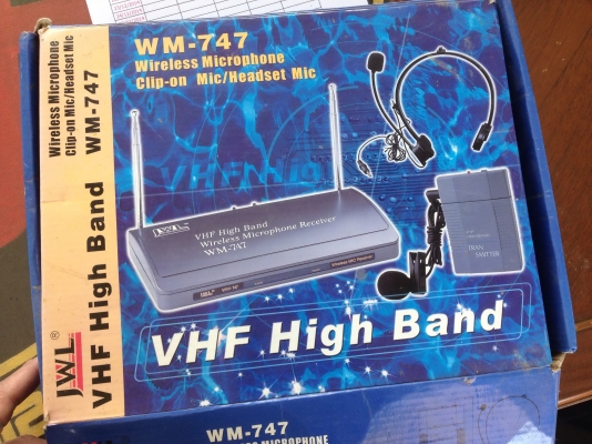 ไมโครโฟนไร้สาย VHF High Band / WM-747