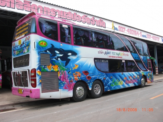 ขายรถบัสปรับอากาศ2ชั้น8ล้อVIP