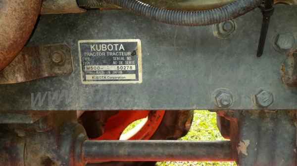 รถไถ คูโบต้า M5000 su 4,687 ชั่วโมง 2 เพลา รถไถ คูโบต้า M5000 su 4,687 ชั่วโมง 2 เพลา