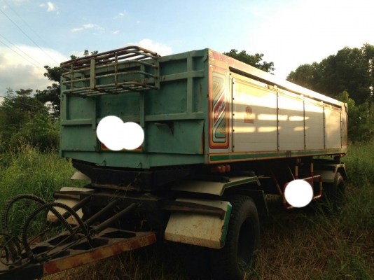 รถบรรทุก หางพ่วง 2 คานแท้ ดั๊มพ์ได้ ราคา 285,000 บ.