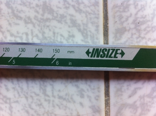 เวอร์เนียขนาด 6 นิ้ว ยี่ห้อ INSIZE ตัวเลขแสดงผลขนาดใหญ่มองเห็นชัด เวอร์เนียขนาด 6 นิ้ว ยี่ห้อ INSIZE ตัวเลขแสดงผลขนาดใหญ่มองเห็นชัด