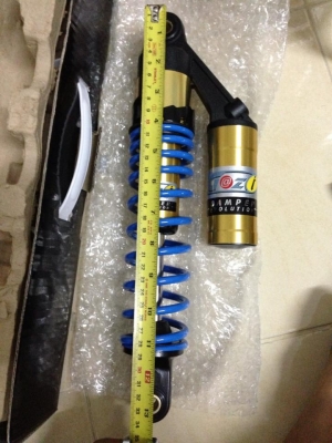 ขายโช๊คเเก๊สยี่ห้อ Gazi damper evolution ยาว 13 นิ้ว มือ1ครับ ราคาพร้อมส่ง ราคาต่อรองได้ครับ083-0754211