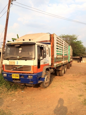 ขายด่วน  รถสิบล้อพ่วง แม่-ลูกไม่ดั้มVOLVO  เครื่อง360แดวู   พร้อมใช้งาน