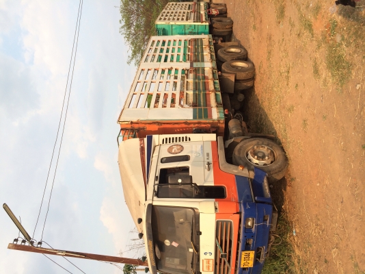 ขายด่วน  รถสิบล้อพ่วง แม่-ลูกไม่ดั้มVOLVO  เครื่อง360แดวู   พร้อมใช้งาน