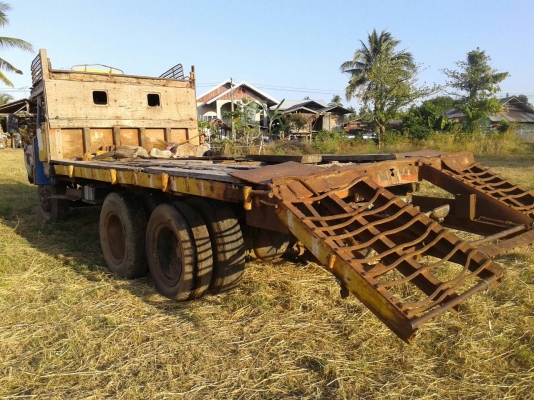 ขายด่วนสิบล้อหน้ายาวหางปลาขึ้นแบ็คโฮเครื่อง6BG175แรงราคาเบาๆโทร0843923995