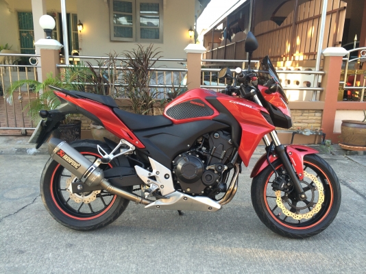 Cb500f ทะเบียนพร้อมโอนแต่งเยอะ  148000