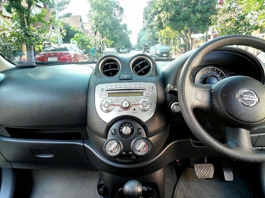 ขาย (รถมือสอง ฟรีดาวน์)NISSAN MARCH (EL CVT) นิสสัน มาช ปี2011 เกียร์A/T เครื่อง1.2L