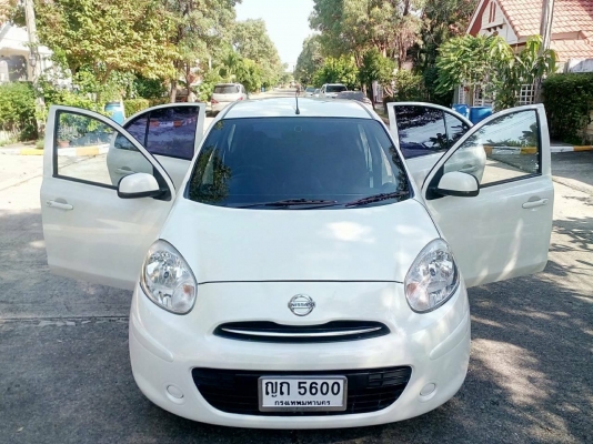 ขาย (รถมือสอง ฟรีดาวน์)NISSAN MARCH (EL CVT) นิสสัน มาช ปี2011 เกียร์A/T เครื่อง1.2L