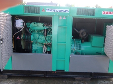 เครื่องปั่นไฟ MITSUBISHI 200 Kva.รับประกัน 12 เดือน