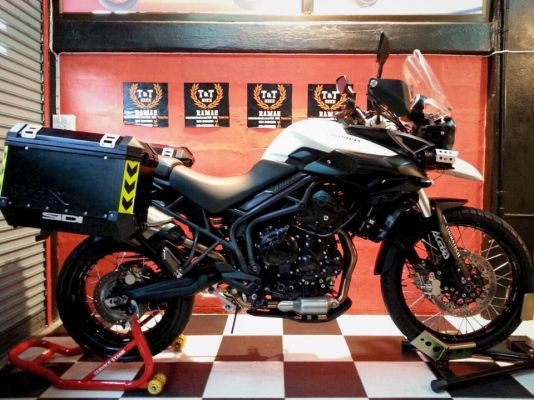 T&amp;T BIKE RAMA2 พร้อมลุยทุกที่ 459000 ฿TRIUMPH TIGER 800 XC ปี 2012 จดปี13 รถดาราเก่า วิ่ง14xxxโลแท้ พร้อมกระเป๋า