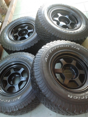 TE37 + BF All 265/75/16 สภาพดี พร้อมใช้งาน 1ชุด