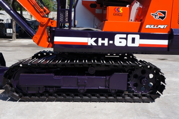 ขายรถขุดขนาดเล็กมีลายใส่หัวเจาะ  KUBOTA KH 60 (เทียบเท่า PC25) ผ่านการใช้งานมาน้อยมาก