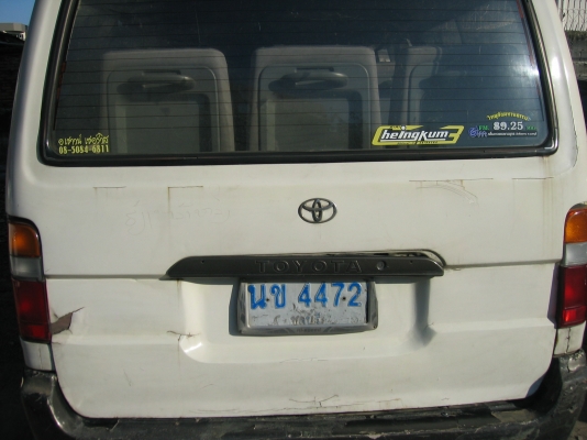 ขายรถตู้ปี93เครื่อง2.5ดีเวล