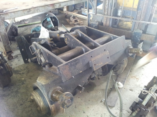 Excavator Rail Attachment for CAT 307 (ชุดอุปกรณ์ติดตั้งวิ่งบนรางรถไฟ)