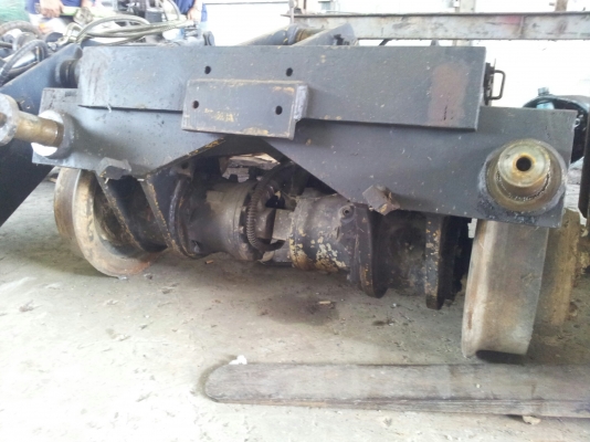 Excavator Rail Attachment for CAT 307 (ชุดอุปกรณ์ติดตั้งวิ่งบนรางรถไฟ)