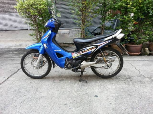 wave125r ปี47 สีน้ำเงินดำ กท73 เครื่องดีมาก 16500