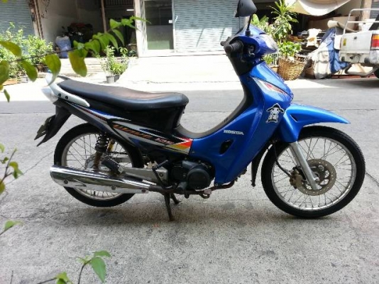 wave125r ปี47 สีน้ำเงินดำ กท73 เครื่องดีมาก 16500