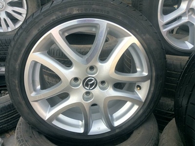 ขายล้อแม็กMazda 2 Sport Top16ยาง195/45/16 ปี 12  4 ล้อ(หน้าเงา)