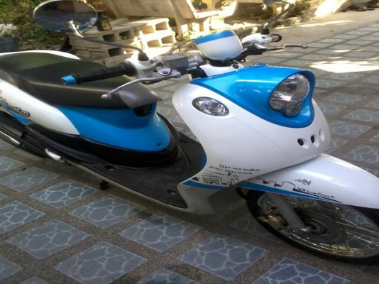 ขายFinoปี55 เกจ์แยก ฟ้า-ขาวลายปารีส รถบ้านเดิมๆ