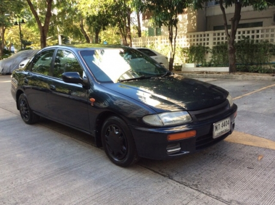 ขายรถมาสด้า 323 ซีดาน ปี 96 เครื่องเดิม 1.6 หัวฉีด เกียร์ธรรมดา ติดแก๊ส LPG  ภายในเดิมๆสวยมาก เบาะกำมะหยี่เดิมๆสะอาด เครื่องเสียง CD/จอทีวี LCD 7&quot; ซับเบส 10&quot; ใช้ได้หมด  กระจกไฟฟ้าทั้งคัน เพาเวอร์ แอร์เย็นฉ่ำ ตัวถังบางๆเดิมๆทั้งคัน สีสวยเงา รถสวย