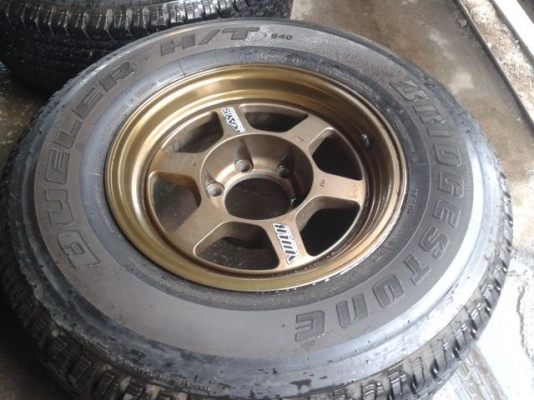 ขานล้อ te37x 16" 8*8et0 +ยางปีีี13  ราคา 16500