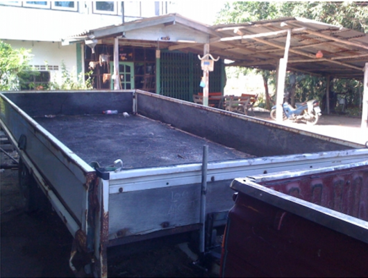 ลดราคาต้อนรับปีใหม่กระบะเทเลอร์ใหญ่ กว้าง 2 เมตร ยาว 4.40 เมตร