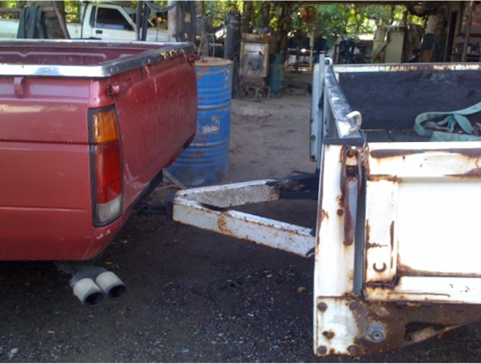 ลดราคาต้อนรับปีใหม่กระบะเทเลอร์ใหญ่ กว้าง 2 เมตร ยาว 4.40 เมตร