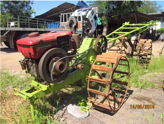 รถไถเดินตาม พร้อมเครื่องยันม่าร์ สิผยอง 10 แรง