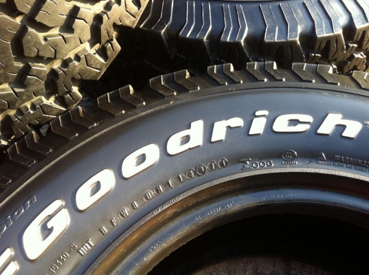 ขายยาง BF Goodrich All-terrain ขนาด 265 75 r16 สวยๆ