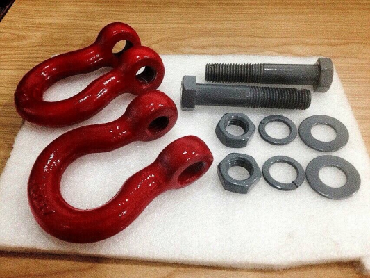 ขายห่วงลากขนาด 3/4" สีแดง-เทา