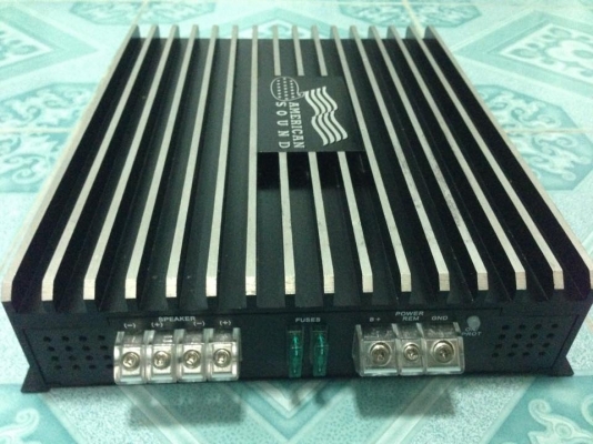 แอมป์คลาสดี AMERICAN SOUND 1200w มือสองสภาพสวยเดิมๆ ขับซับ10&quot;โครงหล่อได้ แรงดีไม่กินไฟ ขาย 2250 บาท