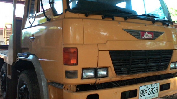ขายรถบรรทุก 12 ล้อเทเลอร์ HINO FW279A เครื่อง EK100 260 แรงม้า ราคา 1050000