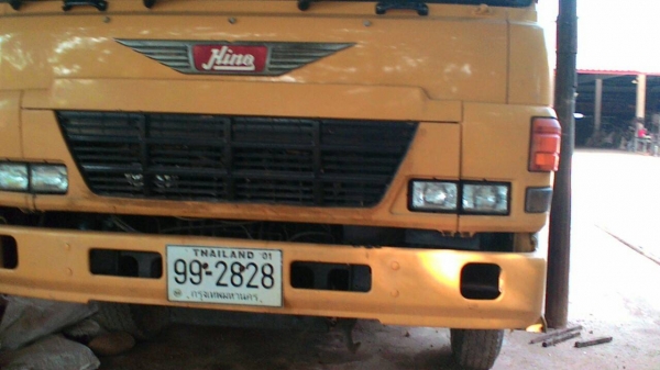 ขายรถบรรทุก 12 ล้อเทเลอร์ HINO FW279A เครื่อง EK100 260 แรงม้า ราคา 1050000