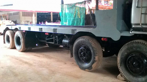 ขายรถบรรทุก 12 ล้อเทเลอร์ HINO FW279A เครื่อง EK100 260 แรงม้า ราคา 1050000
