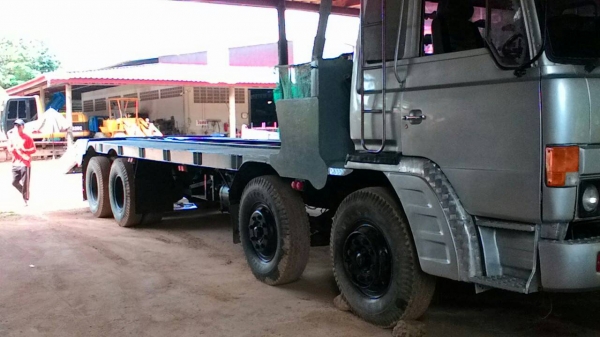 ขายรถบรรทุก 12 ล้อเทเลอร์ HINO FW279A เครื่อง EK100 260 แรงม้า ราคา 1050000