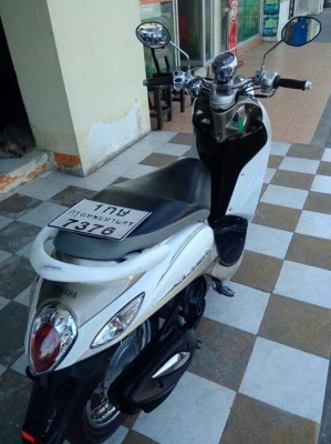 Yamaha Fino FI ปี 2556 สีขาว น้ำตาล รุ่น Premium รถสวยใส สไตล์คลาสสิค ขายอย่างถูก Yamaha Fino FI ปี 2556 สีขาว น้ำตาล รุ่น Premium รถสวยใส สไตล์คลาสสิค ขายอย่างถูก