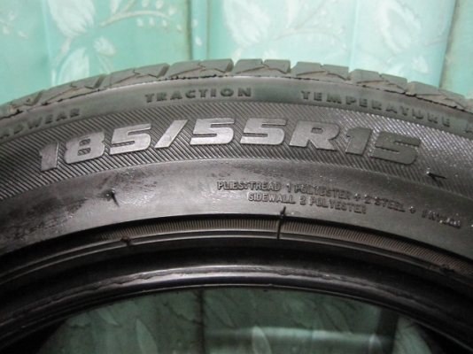 ขายยาง Bridgestone ขนาด 185 55R 15 สภาพสวยๆ
