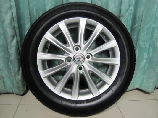 ขายล้อแม็ก Toyota Vios ลาย 12 ก้านสีบร็อนซ์พร้อมยางขอบ 15