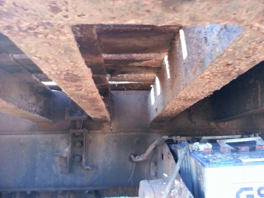 ขายด่วนรถสิบล้อUDหางเทนเลอร์2เพลาลากเเบกโฮpc200