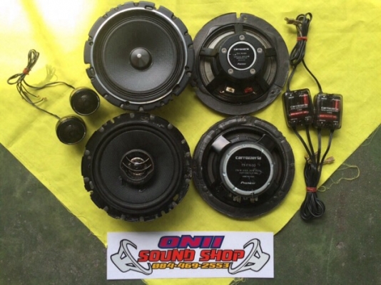 เซ็ทลำโพงครบชุด Pioneer Carrozzeria TS-C1610A / TS-F1610 เซ็ทลำโพงครบชุด Pioneer Carrozzeria TS-C1610A / TS-F1610