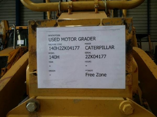 140H # 2ZK04177 : Caterpillar Motorgrader by Kung0813062283